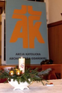 Arch. gdańska. Diecezjalne potkanie opłatkowe i kolędowe członków AK.2015-01.09_002